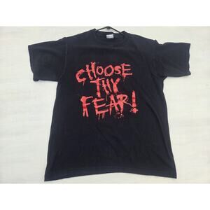 2007 Universal Studios Halloween Horror Nights T Shirt Mens M Choose Thy Fear